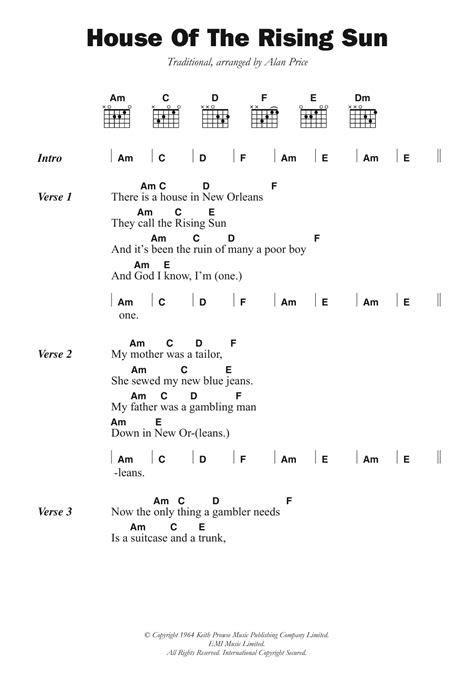 house of the rising sun metal instrumental|animals house of rising sun guitar.